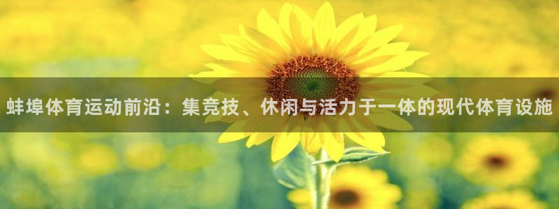 bbin视讯游戏官网：蚌埠体育运动前沿：集竞技、休闲与活力于一体的现代体育设施